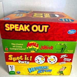 Family Games Hedbanz Spot It! Party Apples Speak